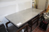 Stainless top table 60 X 30 top only no legs