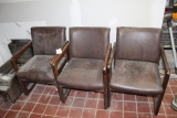 Padded chairs 3 units