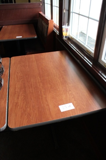 Restaurant tables 4X the bid 42 X 30