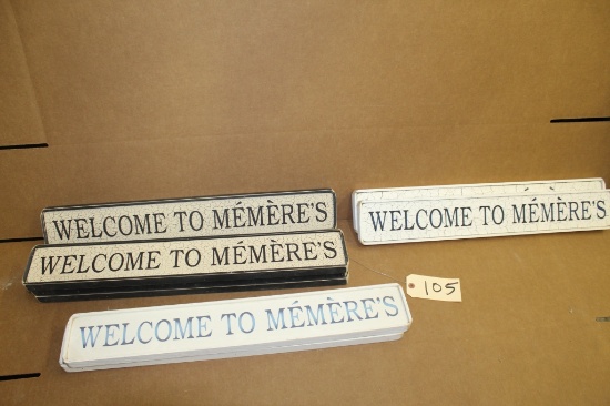 Wooden Signs 8 units