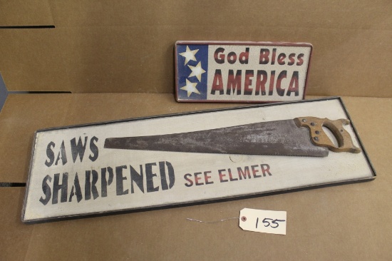 Wooden Signs 2 units