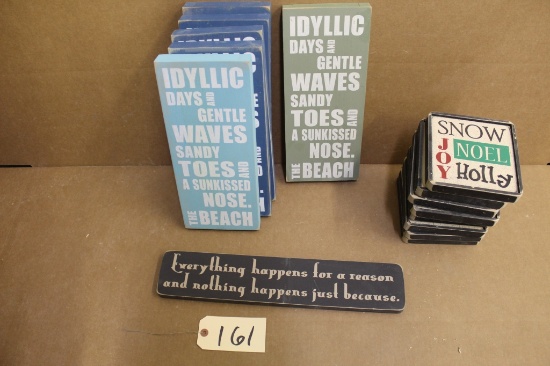 Wooden Signs 15 units
