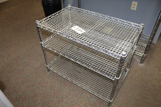 NSF Shelving Unit 30 X 18 X 24 3 shelf unit