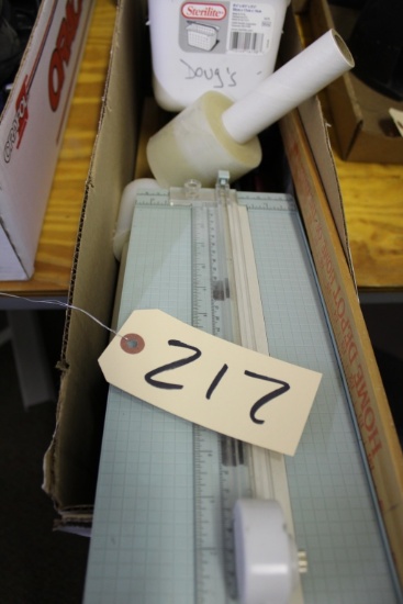 Staplers paper cutters etc