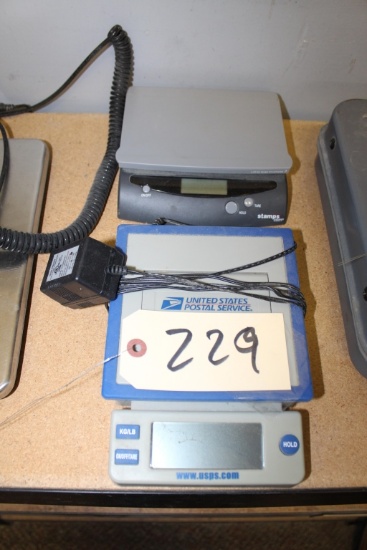 Small digital scales 2 units