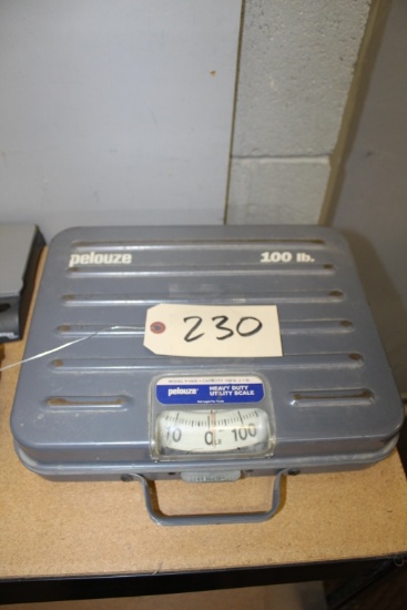 Pelouze Scales 100lb cap