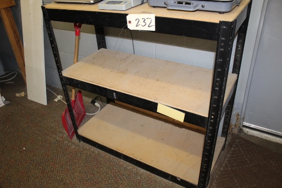 Shelving unit 36 X 16 X 36 3 shelf unit