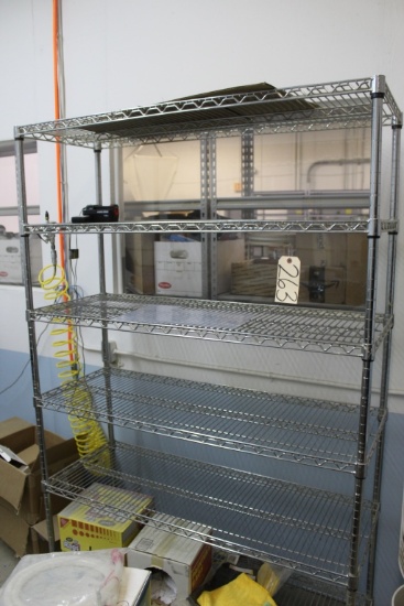 NSF Shelving Unit on Castors 48 X 18 X 80 6 shelves