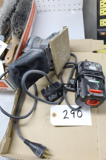 Electric Sander and Drill
