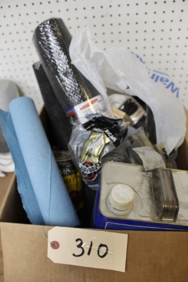 Tool Box liner paint brushes Steel Wool
