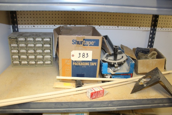Contents of shelf hardware organizers etc