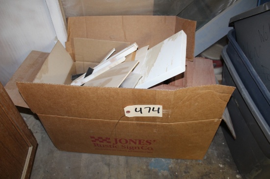 Box of wooden scraps