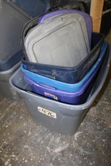 Rubbermaid Totes with lids