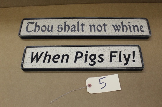 Wooden Signs whine