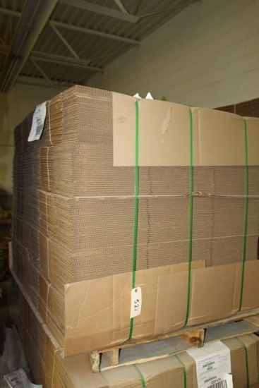 Pallet of Cardboard Boxes 27 X 13 X 9
