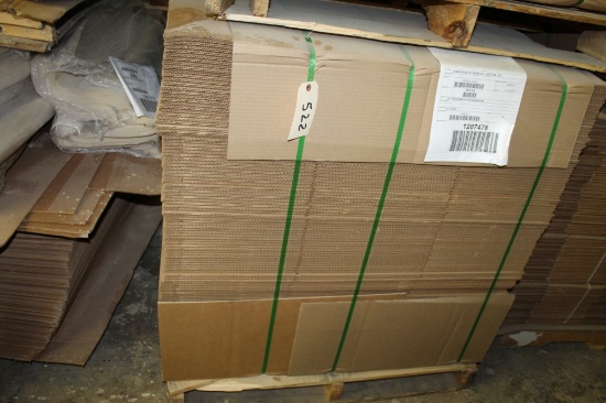 Pallet of Cardboard Boxes 27 X 13 X 9