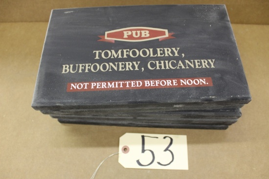Wooden Signs 6 units pub signs