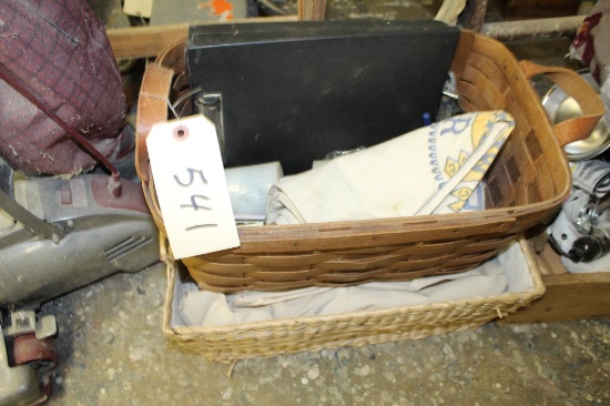 Baskets with contents