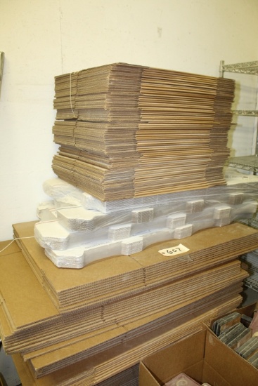 Stack of New Cardboard boxes