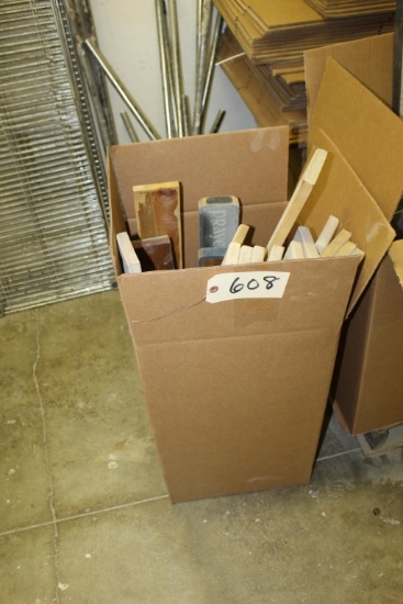 Box of Wooden Signs
