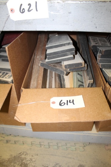 Box of Wooden Signs