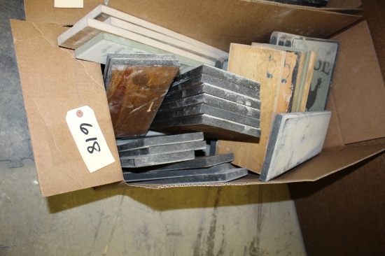 Box of Wooden Signs
