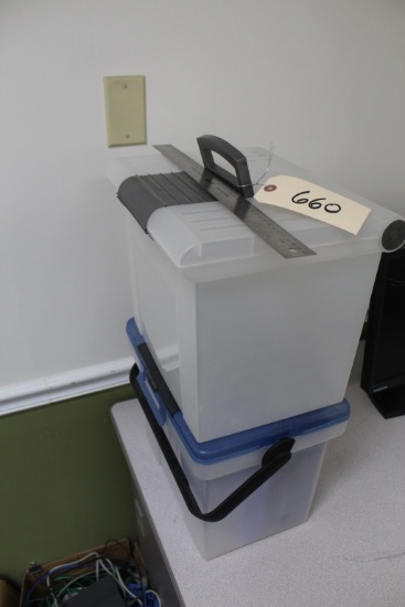Plastic Office Totes