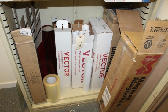 Huge Lot of Vinyl & Magnetic rolls for the vinyl Cutter