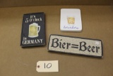Wooden Signs 3X the bid beer
