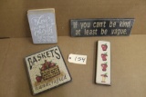 Wooden Signs 5 units