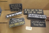 Wooden Signs 18 units