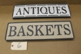 Wooden Signs antiques