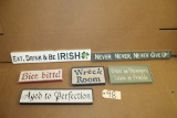 Wooden Signs 6 units
