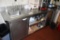 Stainless Table w/ sink 3 door storage below 95 X 24 X 36