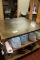 Stainless Table 3 shelf unit 48 X 46 X 37