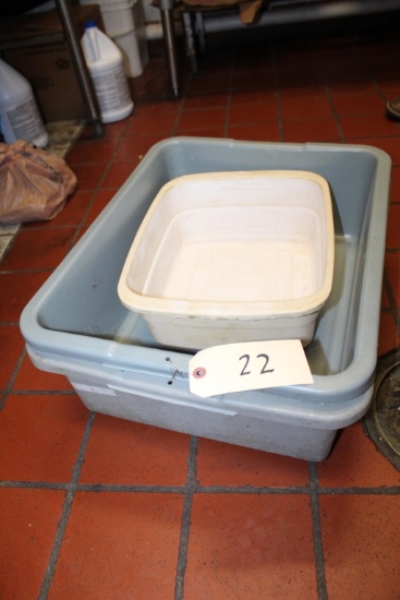 Plastic food grade bins 3 units