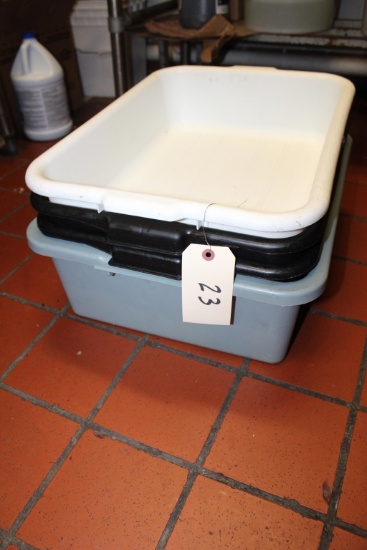 Plastic food grade bins 4 units