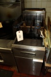 American Range Fryer Two Bin Fryer Extremely Clean Unit Model AF-35/50 Natural Gas