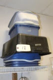 Plastic tubs 14 units