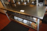 Stainless Table 72 X 20 X 34