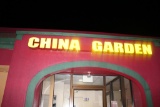 China Garden Sign