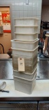 Lot of Plastic Tubs