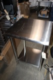 Trinity Stainless Table 24 X 24 X 35