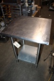 Stainless Table 24 X 24 X 35