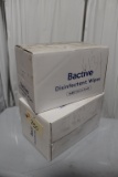 Bactive Disinfectant Wipes 2 boxes 2X the bid