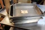 Stainless Bins 21 X 12 X 5 1 unit slightly smaller