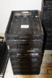 Stack of collapsible Crates