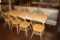 Table & Booths 2 tables & 3 single side booths 4 chairs