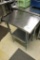 Stainless Table 24 X 18 X 34