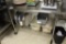 Stainless Table on Castors 48 X 23 X 39